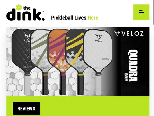 Stability in Spades: The Dink Reviews Veloz Quadra 16mm Paddle