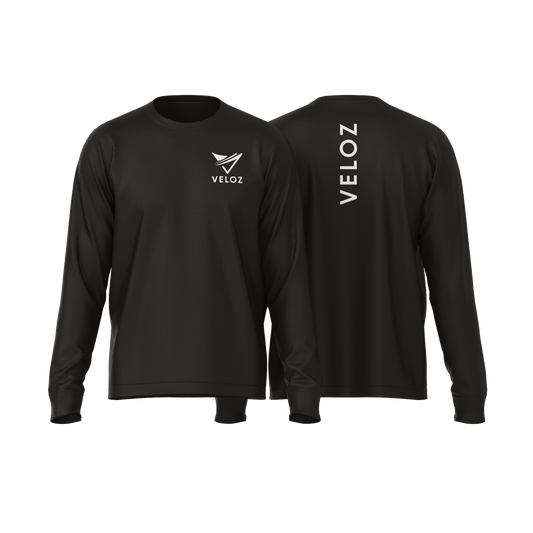 Veloz™ Long Sleeve Performance T-Shirt Black