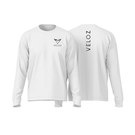 Veloz™ Long Sleeve Performance T-Shirt White